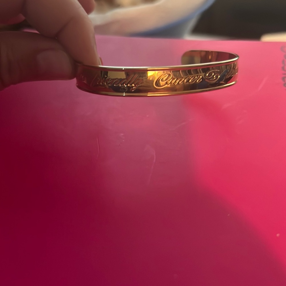 Gold Cancer Bracelet